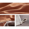 Cosy Club Sheet Set Cotton Sheets Single Orange Brown Deals499