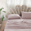 Cosy Club Sheet Set Bed Sheets Set Single Flat Cover Pillow Case Purple Essential Deals499