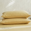 Cosy Club Sheet Set Bed Sheets Set Single Flat Cover Pillow Case Yellow Essential Deals499