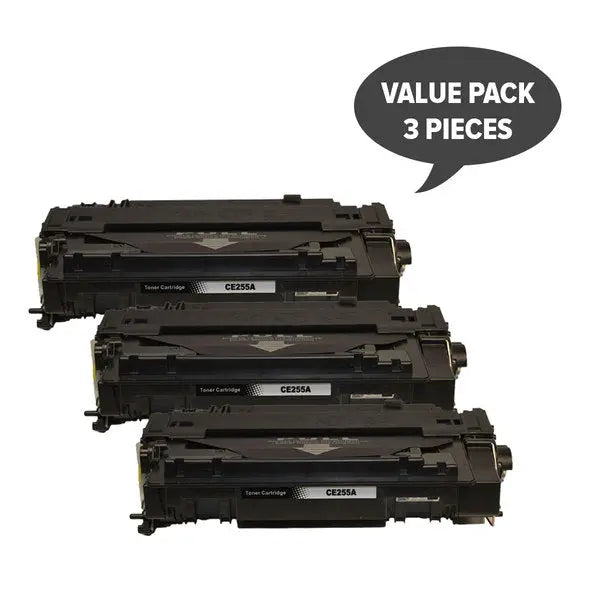 CE255A Premium Generic Toner X 3 HP