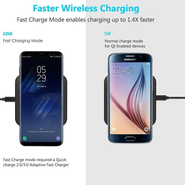 CHOETECH T511S Qi Certified 10W/7.5W Fast Wireless Charger Pad Deals499