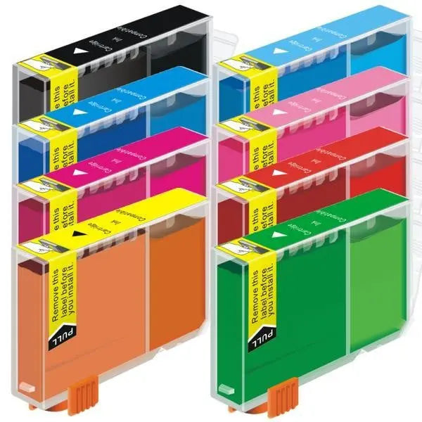 CLI-8 Compatible Inkjet Cartridge Set 8 Ink Cartridges CANON