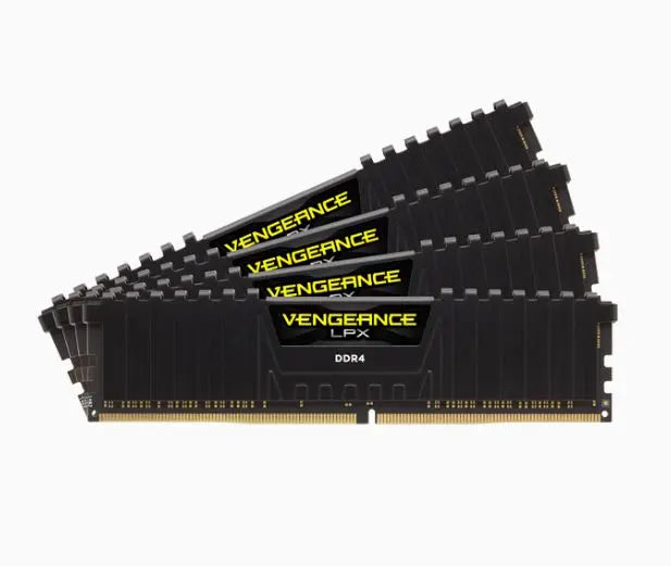 CORSAIR Vengeance LPX 128GB (4x32GB) DDR4 2666MHz C16 1.2V XMP 2.0 Desktop Gaming Memory Black AMD Optimized CORSAIR