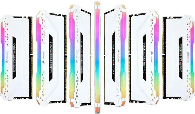 CORSAIR Vengeance RGB PRO 16GB (2x8GB) DDR4 3000MHz C15 Desktop Gaming Memory White CORSAIR