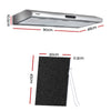 Comfee Rangehood 900mm Stainless Steel Kitchen Canopy With 4 PCS filter Replacement Deals499