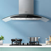 Comfee Rangehood 900mm Stainless LED Glass Kitchen Canopy With 2 PCS Filter Replacement Deals499