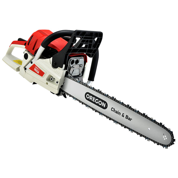 Giantz Petrol Chainsaw Commercial 52cc E-Start 20 Oregon Bar Pruning Chain Saw Deals499
