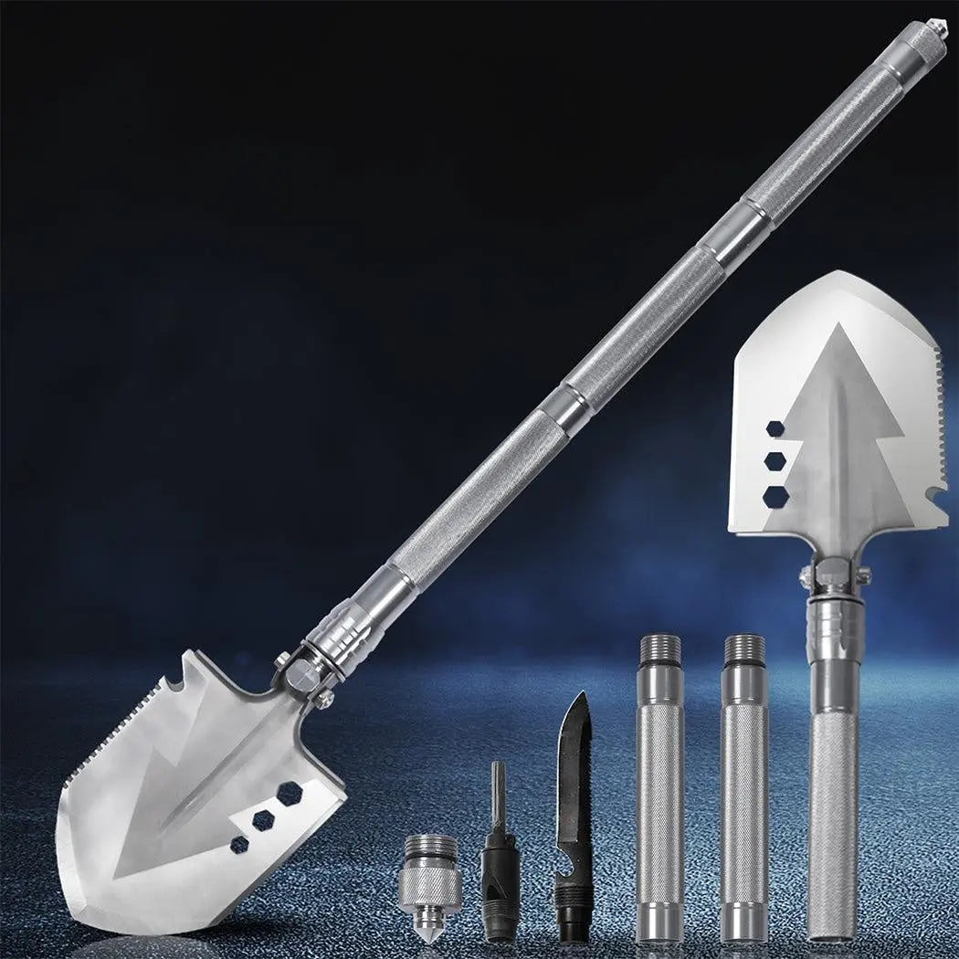 Camping Shovel Folding Outdoor Survival Tools Multifunction Hiking Military Deals499