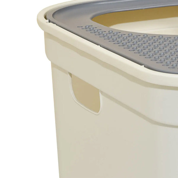 Cat Litter Box Fully Enclosed Kitty Toilet Trapping Sifting Tray Odor Control Deals499