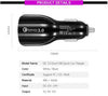 Cedrix Super-fast Charging PD QC3.0 Portable Smart Dual USB Mobile Car Charger Adapter Deals499