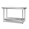 Cefito 1524 x 610mm Commercial Stainless Steel Kitchen Bench Deals499