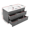 Cefito 900mm Bathroom Vanity Cabinet Basin Unit Sink Storage Wall Mounted Cement Deals499