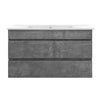 Cefito 900mm Bathroom Vanity Cabinet Basin Unit Sink Storage Wall Mounted Cement Deals499