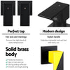 Cefito Bathroom Taps Faucet Rain Shower Head Set Hot And Cold Diverter DIY Black Deals499