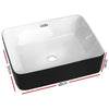Cefito Ceramic Bathroom Basin Sink Vanity Above Counter Basins Bowl Black White Deals499