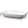 Cefito Ceramic Rectangle Sink Bowl - White Deals499
