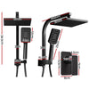 Cefito WELS 8'' Rain Shower Head Mixer Square Handheld High Pressure Wall Black Deals499