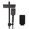 Cefito WELS 8'' Rain Shower Head Mixer Square Handheld High Pressure Wall Black Deals499
