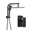 Cefito WELS 8'' Rain Shower Head Mixer Square Handheld High Pressure Wall Black Deals499
