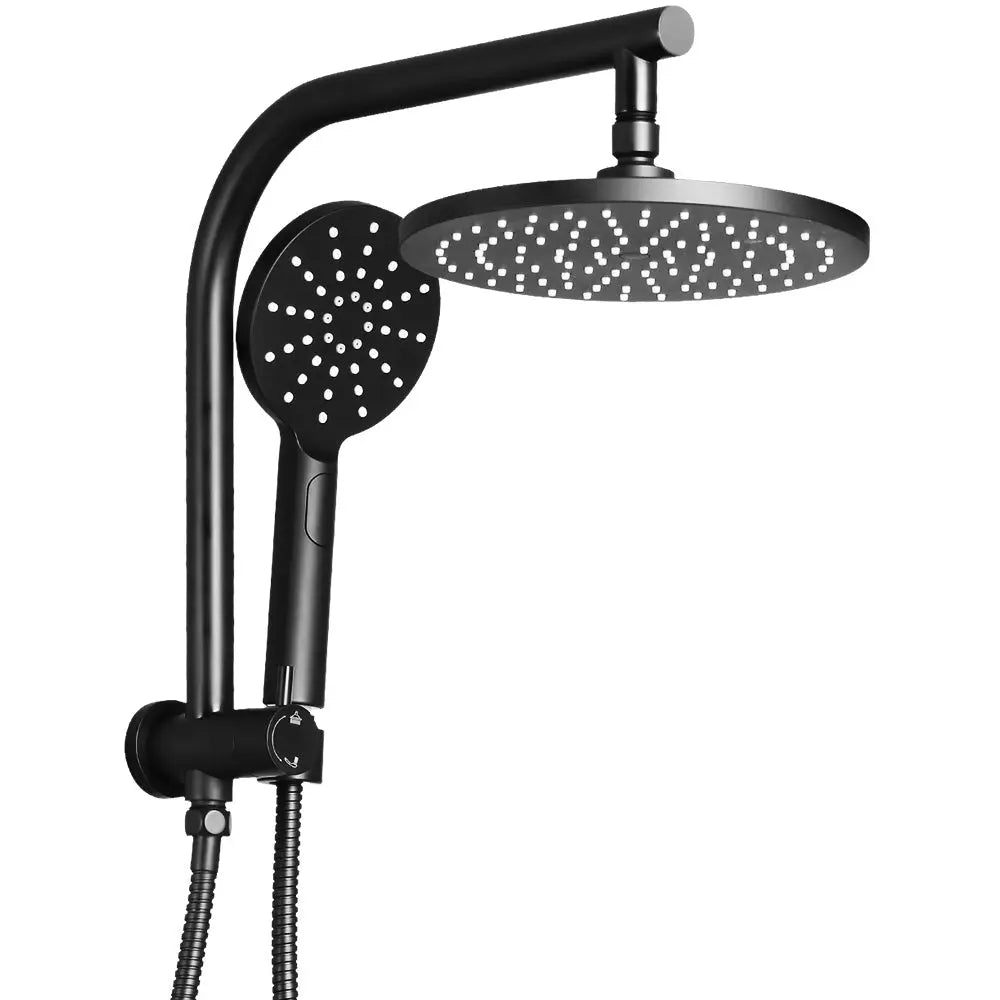 Cefito WELS 9'' Rain Shower Head Set Round Handheld High Pressure Wall Black Deals499