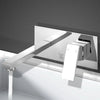 Cefito WELS Bathroom Tap Wall Square Silver Basin Mixer Taps Vanity Brass Faucet Deals499