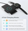 Choetech T570-S 2-in-1 Wireless Charger, 10W Max Wireless Charging Pad with Adapter for Galaxy Watch Deals499