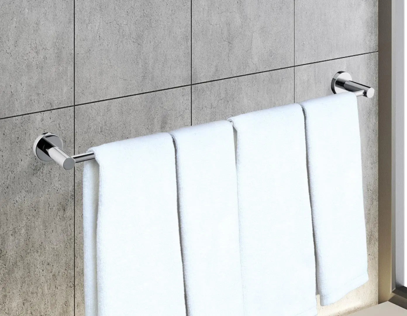 Classic Chrome Towel Bar Rail Bathroom Deals499
