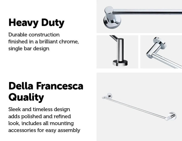 Classic Chrome Towel Bar Rail Bathroom Deals499