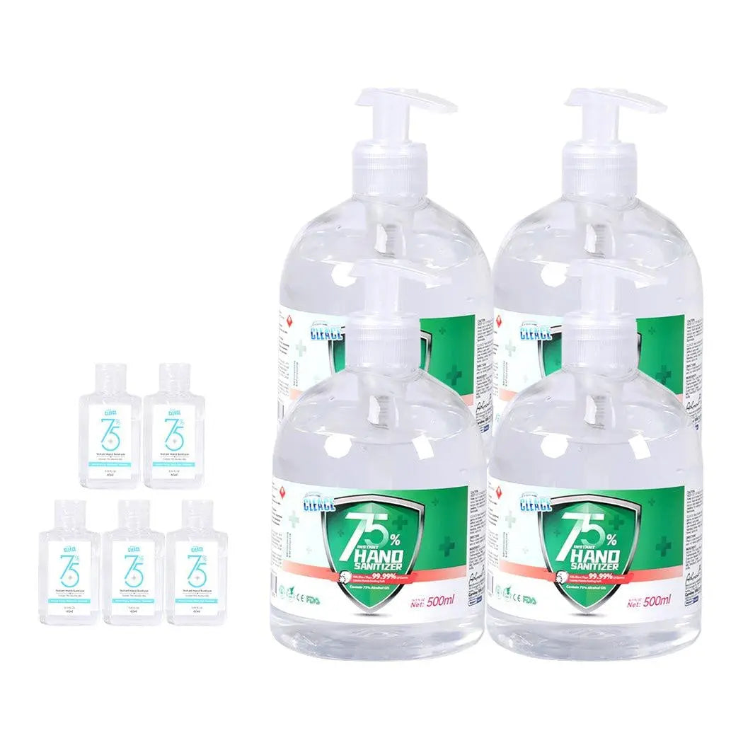 Cleace Hand Sanitiser Instant Gel Wash 75% Alcohol 99% Anti Bacterial 500ML Deals499