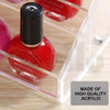 Clear Acrylic Nail Polish Varnish Cosmetics Display Stand Rack Organiser Deals499