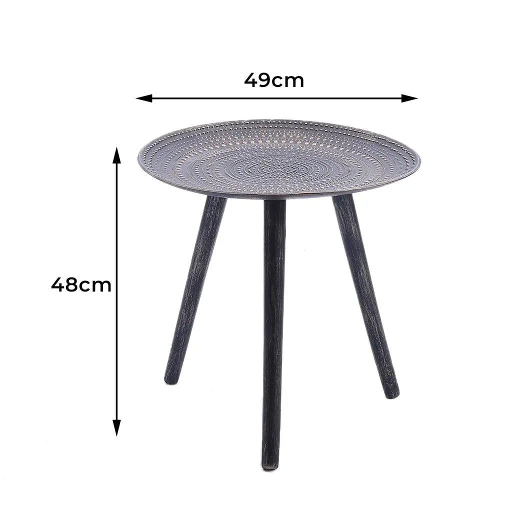 Coffee Table Side End Tables Antique Storage Modern Bedside Furniture Black Deals499