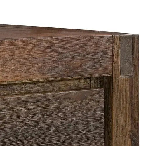 Coffee Table Solid Acacia Wood & Veneer 2 Drawers Storage Oak Colour Deals499