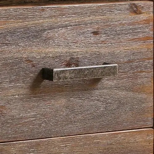 Coffee Table Solid Acacia Wood & Veneer 2 Drawers Storage Oak Colour Deals499