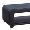Coffee Table Upholstered PU Leather in Black Colour with open storage Deals499