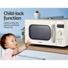 Comfee 20L Microwave Oven 800W Countertop Kitchen 8 Cooking Settings Cream Deals499