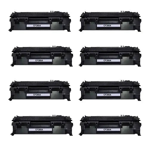 Compatible Premium 8 x 80A Toner Cartridge CF280A - for use in HP Printers Deals499