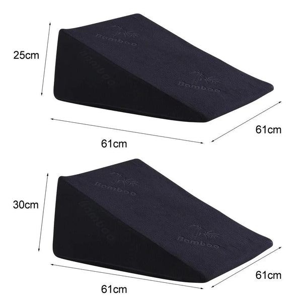 Cool Gel Memory Foam Bed Wedge Pillow Cushion Neck Back Support Sleep with Cover Deals499