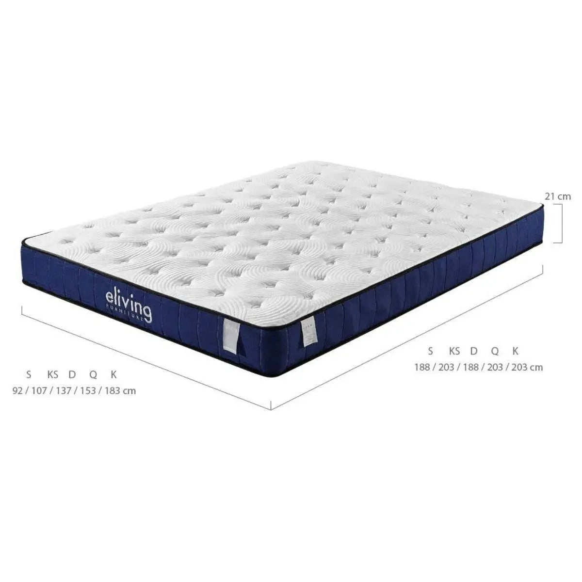 Cool Gel Memory Foam Mattress 5 Zone Pocket Spring - Queen Deals499