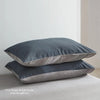 Cosy Club Sheet Set Cotton Sheets Single Blue Dark Grey Deals499