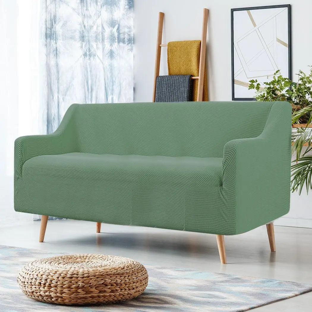 Couch Stretch Sofa Lounge Cover Protector Slipcover 3 Seater Cyan Deals499