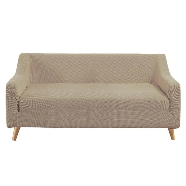 Couch Stretch Sofa Lounge Cover Protector Slipcover 3 Seater Sand Deals499
