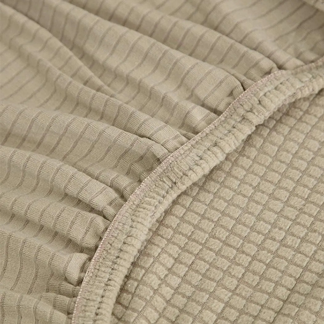 Couch Stretch Sofa Lounge Cover Protector Slipcover 3 Seater Sand Deals499