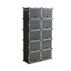 Cube Cabinet DIY Shoe Storage Cabinet Organiser Rack Shelf Stackable 10 Tier Deals499