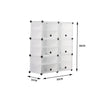 Cube Cabinet DIY Shoe Storage Cabinet Organiser Rack Shelf Stackable 6 Tier Deals499
