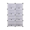 Cube Cabinet DIY Shoe Storage Cabinet Organiser Rack Shelf Stackable 8 Tier Deals499