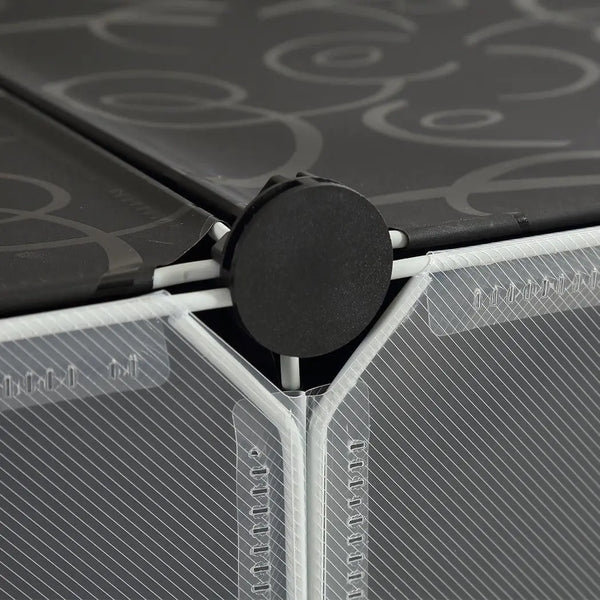 Cube Cabinet Shoe Storage Cabinet Organiser Shelf Stackable DIY 8 Tier 3 Column Deals499