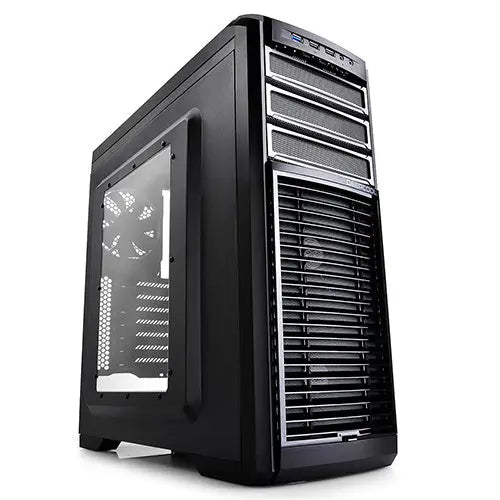 DEEPCOOL Kendomen TI Mid-Tower Case, 5 Fans Pre-installed, Titianium DEEPCOOL
