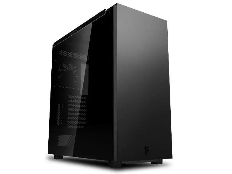DEEPCOOL MACUBE 550 Minimalist Full Tower Case, Tempered Glass Side Panel, Black DEEPCOOL
