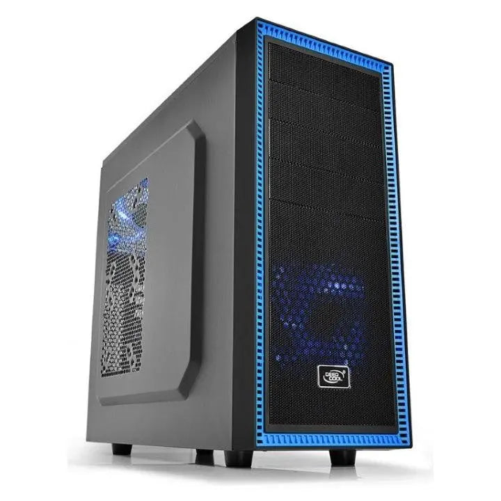 DEEPCOOL Tesseract BF Mid Tower Case,1 x 120mm Fan, Black, 1 x Pre-Installed DC Rear Fan DEEPCOOL