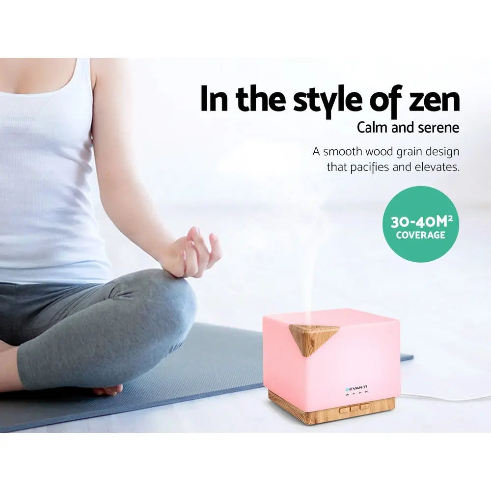 DEVANTi Aroma Diffuser Air Humidifier Night Light 600ml Deals499